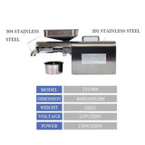 Home use mini palm sunflower olive coconut oil press machine screw household