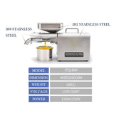 Home use mini palm sunflower olive coconut oil press machine screw household