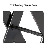 Hydraulic Manual Single Scissor Lift 1102lb Raising Lifting Height 39 1/2 inch