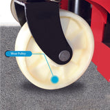 Manual Stacker 2200lbs 63" Lift Height Adjustable Fork