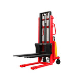 Pallet Stacker , Semi Automatic Stacker Electric Lifter Pallet Stacker