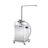 Pneumatic feeder for transferring chemical cosmetics and pharmaceutical