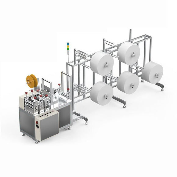 semi automatic N95 face mask making machine, china N95mask machine price