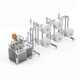 semi automatic N95 face mask making machine, china N95mask machine price