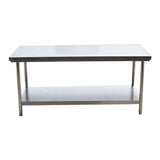 Stainless Steel Commercial Kitchen Double Work table 304 stainless steel