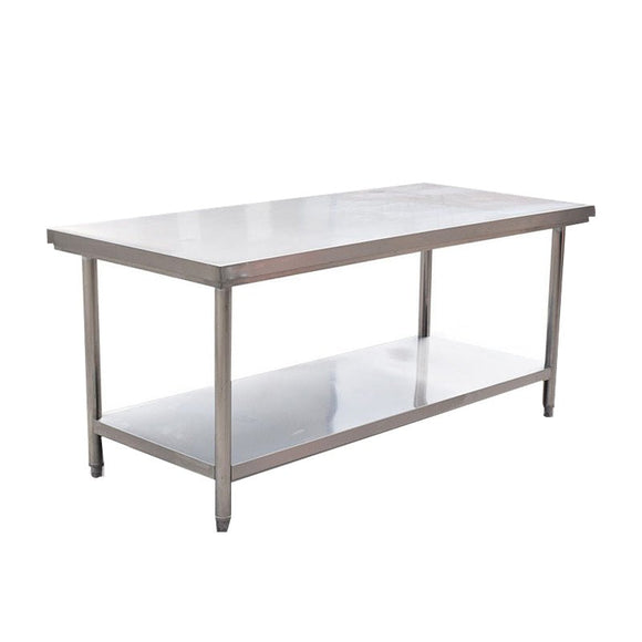 Stainless Steel Commercial Kitchen Double Work table 304 stainless steel