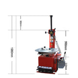 Swing Arm Tire Changer and Wheel Balancer Combo