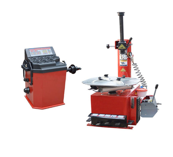 Swing Arm Tire Changer and Wheel Balancer Combo