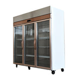 Vertical Beverage Beer Display Glass Door Refrigerator for restaurant