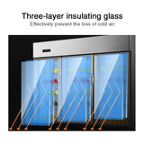 Vertical Beverage Beer Display Glass Door Refrigerator for restaurant