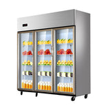 Vertical Beverage Beer Display Glass Door Refrigerator for restaurant