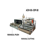 ACW-88+A3DP-88 Semi-Auto Cellophane Wrapping Machine For Cigarette And Perfume Box