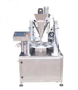 Automatic nespresso/k-cup coffee capsule filling sealing machine , yogurt cup packing machine, hummus filling and sealing machine