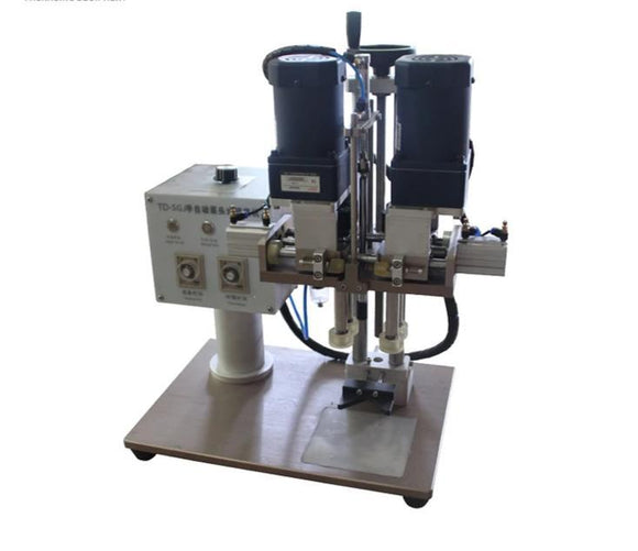 SGJ-70 electric and pneumatic capping machine for dunk mouth shaped caps made of plastic