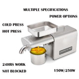 mini palm sunflower olive coconut oil press machine screw household