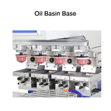 Four Color Shuttle Oil Basin Pad Printing Machine, Multi-color Pad Printer Machine Shuttle LOGO Pad Printing