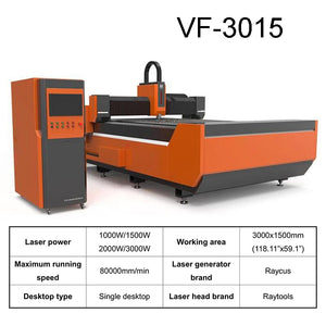 This machine uses orange and gray color matching, which makes the machine more eye-catching. It can cut 0.1 ~ 10mm metal sheet by high energy laser beam.