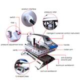 T-shirt Heat Press 40*50cm Heat Press Machine,360° Rotating Heating Plate Heat Press Machine For Clothes